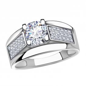Кольцо из белого золота Александра кл3427-62сб с Swarovski кл3427-62сб фото