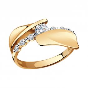 Золотое кольцо Александра кл3431-62ск с Swarovski кл3431-62ск фото