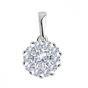 Подвеска из белого золота Александра кл3441б-62сб с Swarovski кл3441б-62сб фото