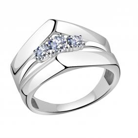 Кольцо из белого золота Александра кл3450-62сб с Swarovski кл3450-62сб фото