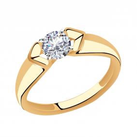 Золотое кольцо Александра кл3540-62ск с Swarovski кл3540-62ск фото