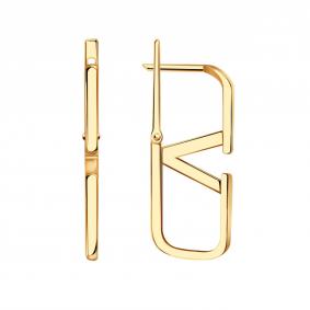 Золотые серьги Александра кл4099аск кл4099аск фото