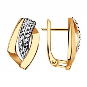 Золотые серьги Александра кл4112асбк кл4112асбк фото