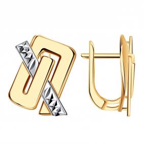 Золотые серьги Александра кл4125асбк кл4125асбк фото