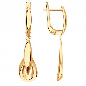 Золотые серьги Александра кл4181аск кл4181аск фото