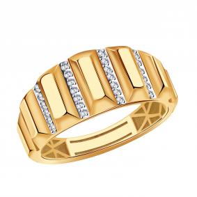 Золотое кольцо Александра кл4429ск с фианитом кл4429ск фото