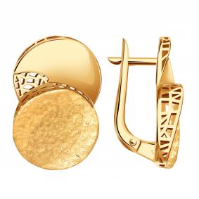 Золотые серьги Александра кл4531аск кл4531аск фото