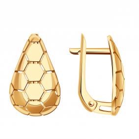 Золотые серьги Александра кл4592аск кл4592аск фото