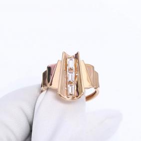 Золотое кольцо Александра кл4623ск с фианитом кл4623ск фото