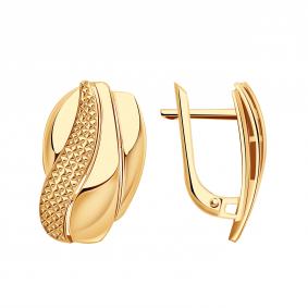 Золотые серьги Александра кл4699аск кл4699аск фото