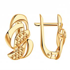 Золотые серьги Александра кл4711аск кл4711аск фото