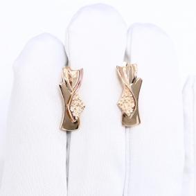 Золотые серьги Александра кл4728аск кл4728аск фото