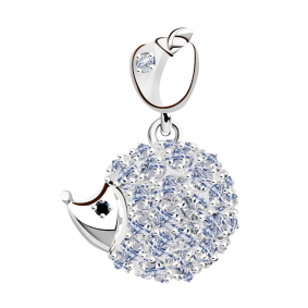 Подвеска из белого золота Александра п1014сб-ч с фианитом п1014сб-ч фото