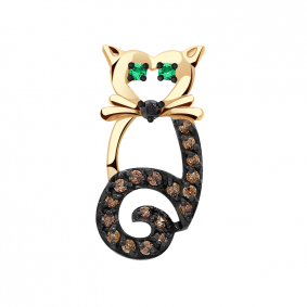 Золотая подвеска Александра п1029-20ск-зш с фианитом п1029-20ск-зш фото