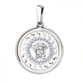 Подвеска из белого золота Александра п1105сб с фианитом п1105сб фото