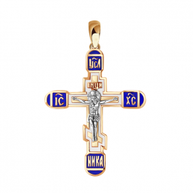 Золотая подвеска Александра п656сбк с эмалью п656сбк фото