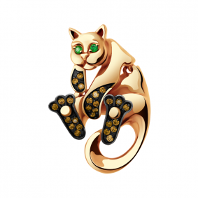 Золотая подвеска Александра п844ск-зш с фианитом п844ск-зш фото