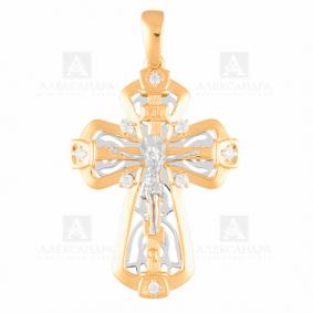 Золотая подвеска Александра п935сбк с фианитом п935сбк фото