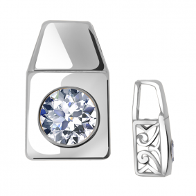 Подвеска из белого золота Александра п960-62сб с Swarovski п960-62сб фото