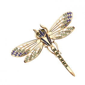 Золотая подвеска Александра п970-20ск-жсаф с фианитом п970-20ск-жсаф фото