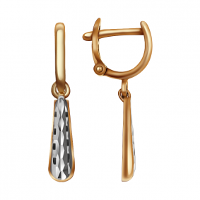 Золотые серьги Александра с556сбк с556сбк фото