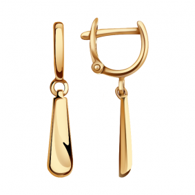 Золотые серьги Александра с556ск с556ск фото