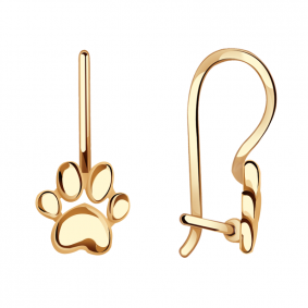 Золотые серьги Александра с611ск с611ск фото