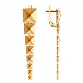 Золотые серьги Александра с733ск с733ск фото