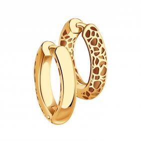 Золотые серьги-трансформеры Александра с734ск с734ск фото