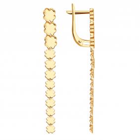 Золотые серьги Александра с748ск с748ск фото