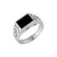 Серебряное кольцо Караваевская ювелирная фабрика 31-0267ю с ониксом