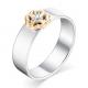 Серебряное кольцо Алькор с золотой накладкой и бриллиантом 01-1198/000Б-00