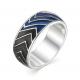 Серебряное кольцо АЛЬКОР 01-1120/ЭМ37-00 с эмалью