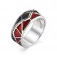 Серебряное кольцо АЛЬКОР 01-1285/ЭМ36-00 с эмалью
