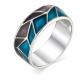 Серебряное кольцо АЛЬКОР 01-1120/ЭМ21-00 с эмалью