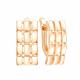 Золотые серьги Золотые узоры 00-52-0154-00