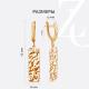 Золотые серьги Золотые узоры 00-52-1075-00