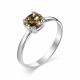 Серебряное кольцо АЛЬКОР 01-0023/00СТ-00 с султанитом