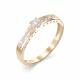 Серебряное кольцо АЛЬКОР 01-0043/ПЗКЦ-00 с фианитом