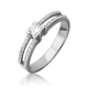 Кольцо из белого золота Platina 01-0184-00-101-1120-30 с бриллиантом