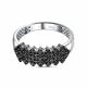 Кольцо из белого золота ERA Jewellery 01-01905-03-038-01-04 с чёрным бриллиантом