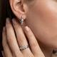 Кольцо из белого золота ERA Jewellery 01-03405-03-001-07-03 с бриллиантом