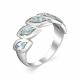 Серебряное кольцо АЛЬКОР 01-0511/00ТБ-00 с топазом
