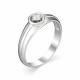 Серебряное кольцо АЛЬКОР 01-0699/00КЦ-00 с фианитом