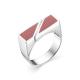 Серебряное кольцо АЛЬКОР 01-0761/ЭМ78-00 с эмалью