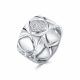 Серебряное кольцо АЛЬКОР 01-0793/00КЦ-00 с фианитом