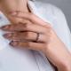 Серебряное кольцо Platina 01-0851-00-404-0200 с фианитом