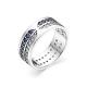 Серебряное кольцо АЛЬКОР 01-0875/0КЦ3-00 с фианитом