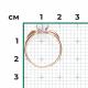 Кольцо из комбинированного золота Platina 01-0928-00-501-1111-38 с фианитом