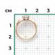 Кольцо из комбинированного золота Platina 01-1002-00-501-1111-38 с фианитом